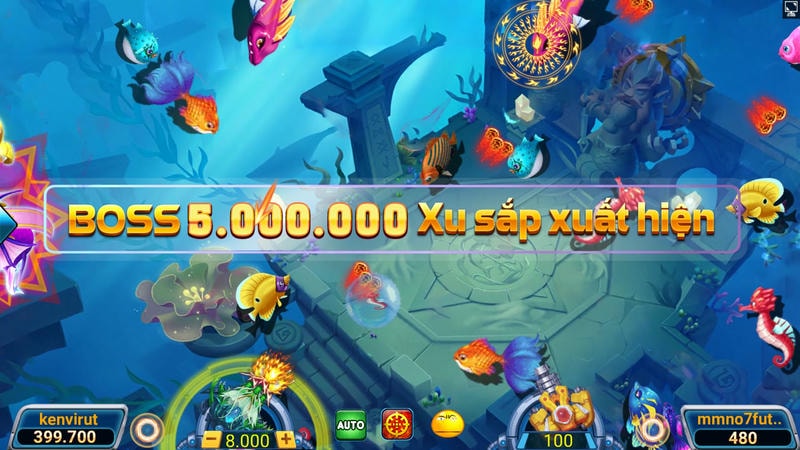  Boss Cá Mập Bạc trong bắn cá 78WIN, dễ săn, thưởng lớn.